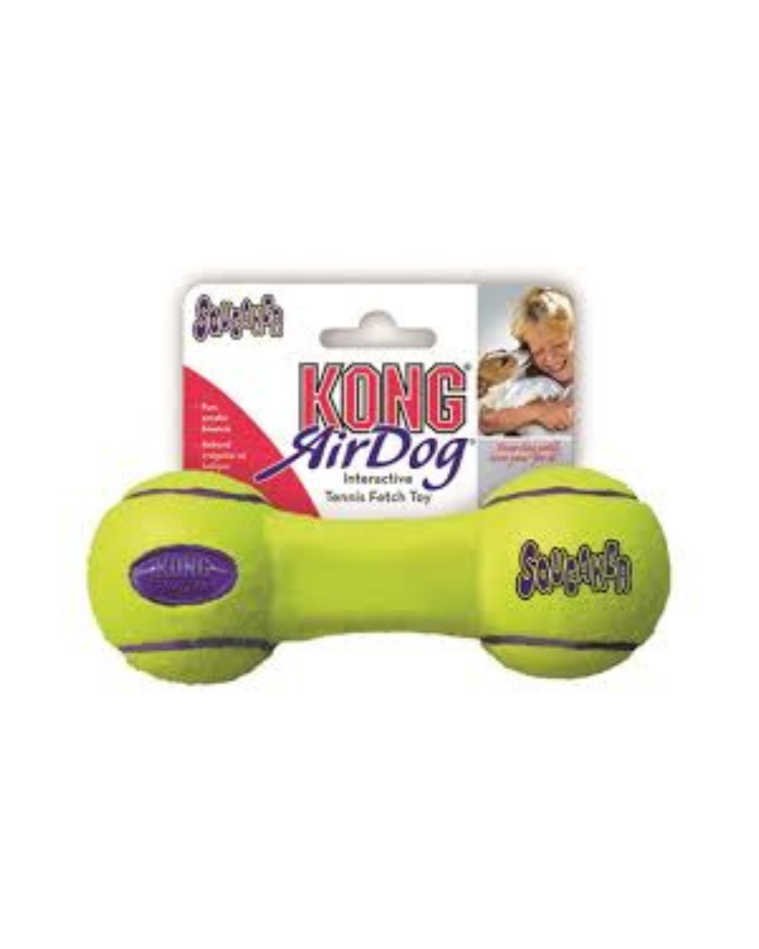 Kong - Air Squeaker Dumbbell (Large) - PetProject.HK