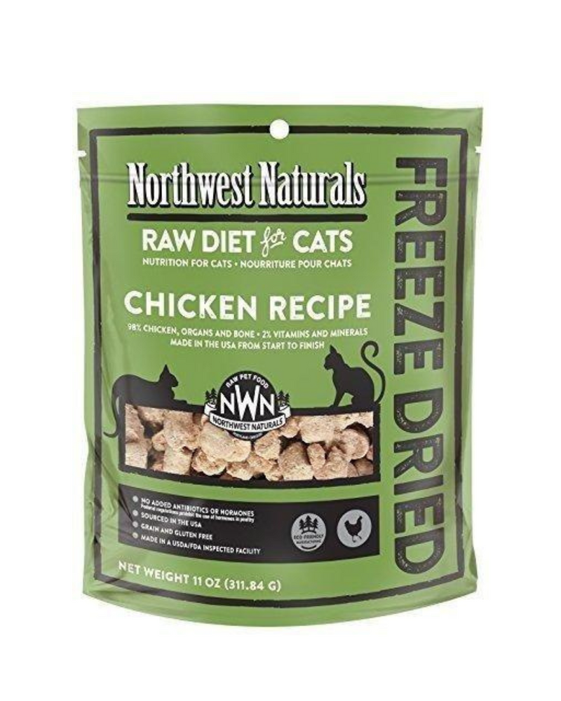 Northwest Naturals - Freeze-Dried Cat Food - Cat Nibbles Chicken Flavour - 311G
