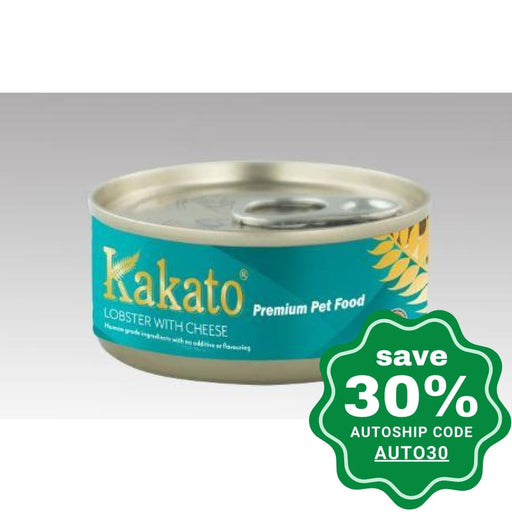 Kakato - Canned Dog and Cat Food - Golden Fern Series - Lobster with Cheese - 70G (48 cans) - PetProject.HK