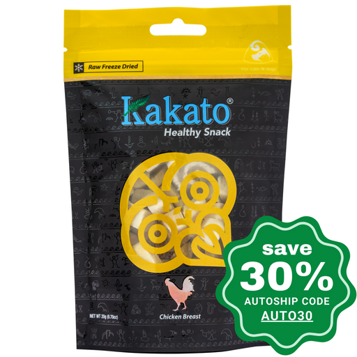 Kakato - Freeze Dried Snacks For Dogs & Cats Chicken Breast 20G