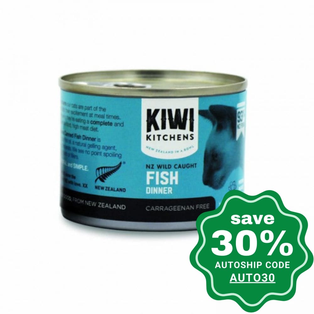 Kiwi Kitchens - Cat Canned Food - NZ Wild Caught Fish - 170G (Min. 4 cans) - PetProject.HK