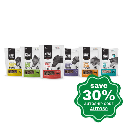 Kiwi Kitchens Dog Treats (Min. 100G-110G) - ANY FLAVORS - PetProject.HK