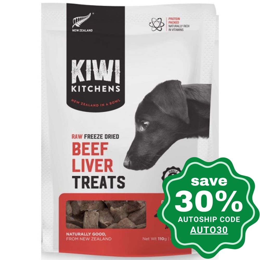 Kiwi Kitchens - Freeze-Dried Dog Treats - Beef Liver - 110G - PetProject.HK