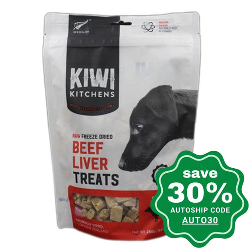 Kiwi Kitchens - Freeze-Dried Dog Treats - Beef Liver - 250G - PetProject.HK