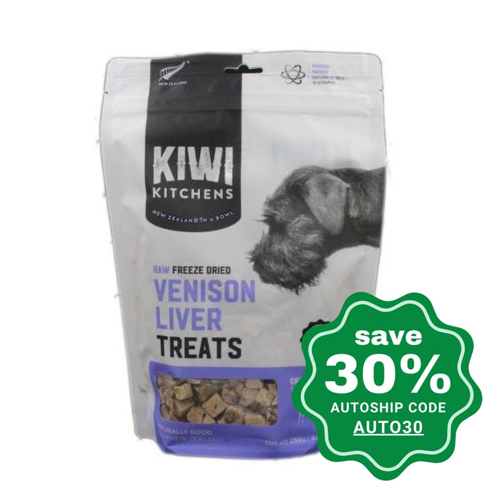 Kiwi Kitchens - Freeze-Dried Dog Treats - Venison Liver - 250G - PetProject.HK