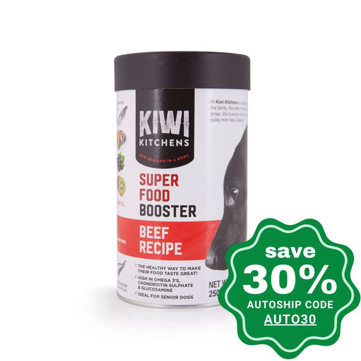 Kiwi Kitchens - Freeze-Dried Super Food Booster - Beef - 250G - PetProject.HK