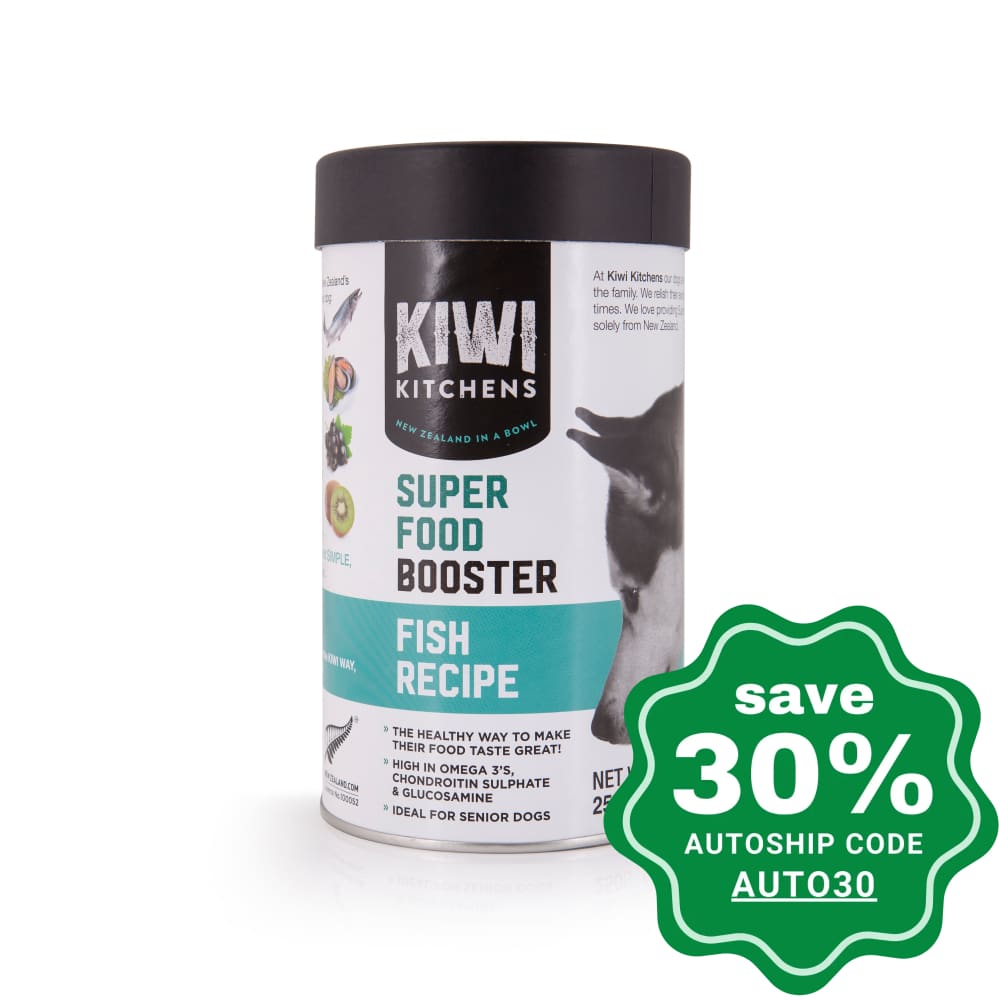 Kiwi Kitchens - Freeze-Dried Super Food Booster - Fish - 250G - PetProject.HK