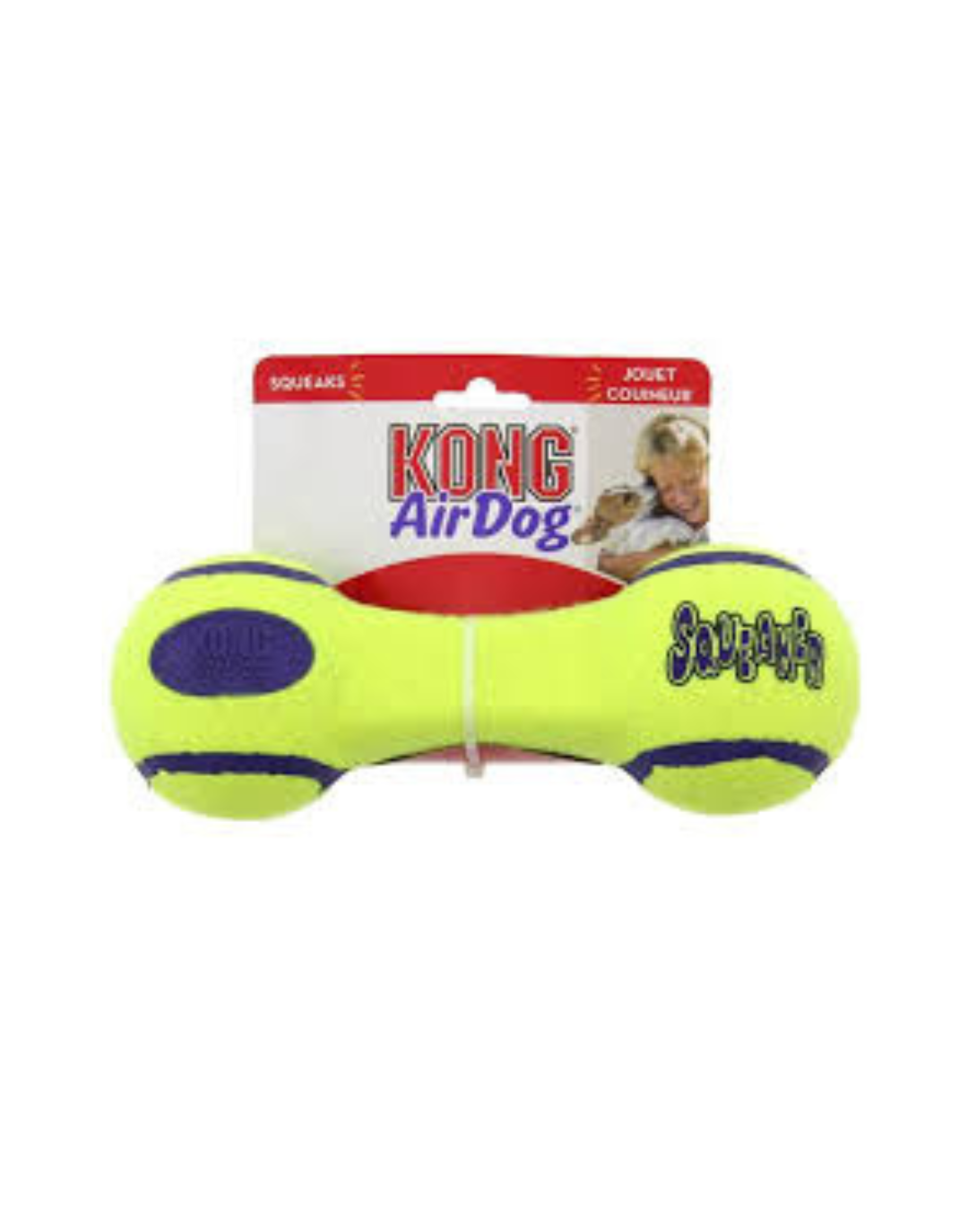 Kong - Air Squeaker Dumbbell (Medium) - PetProject.HK