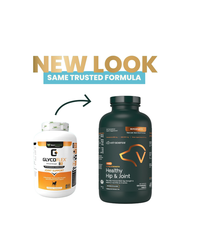 VetriScience - Joint Supplements for Dogs - Glyco Flex III Canine Chewable Tablets - 120TABS