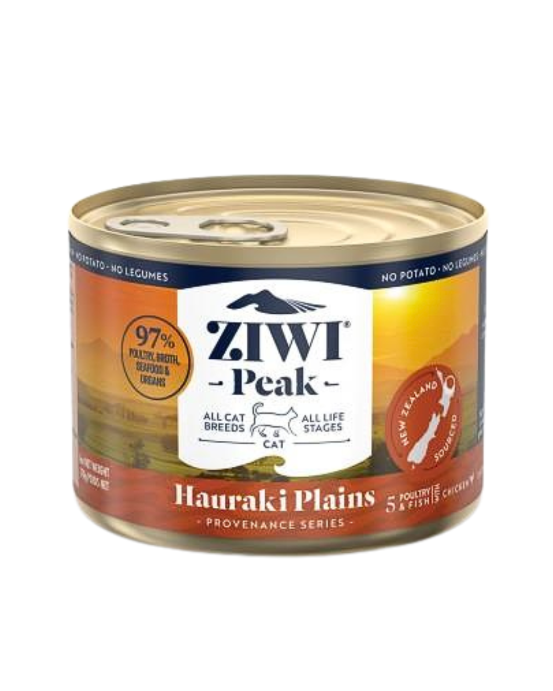 Ziwipeak - Wet Food for Cats - Provenance Series - Hauraki Plains Recipe - 170G (min. 12 Cans)