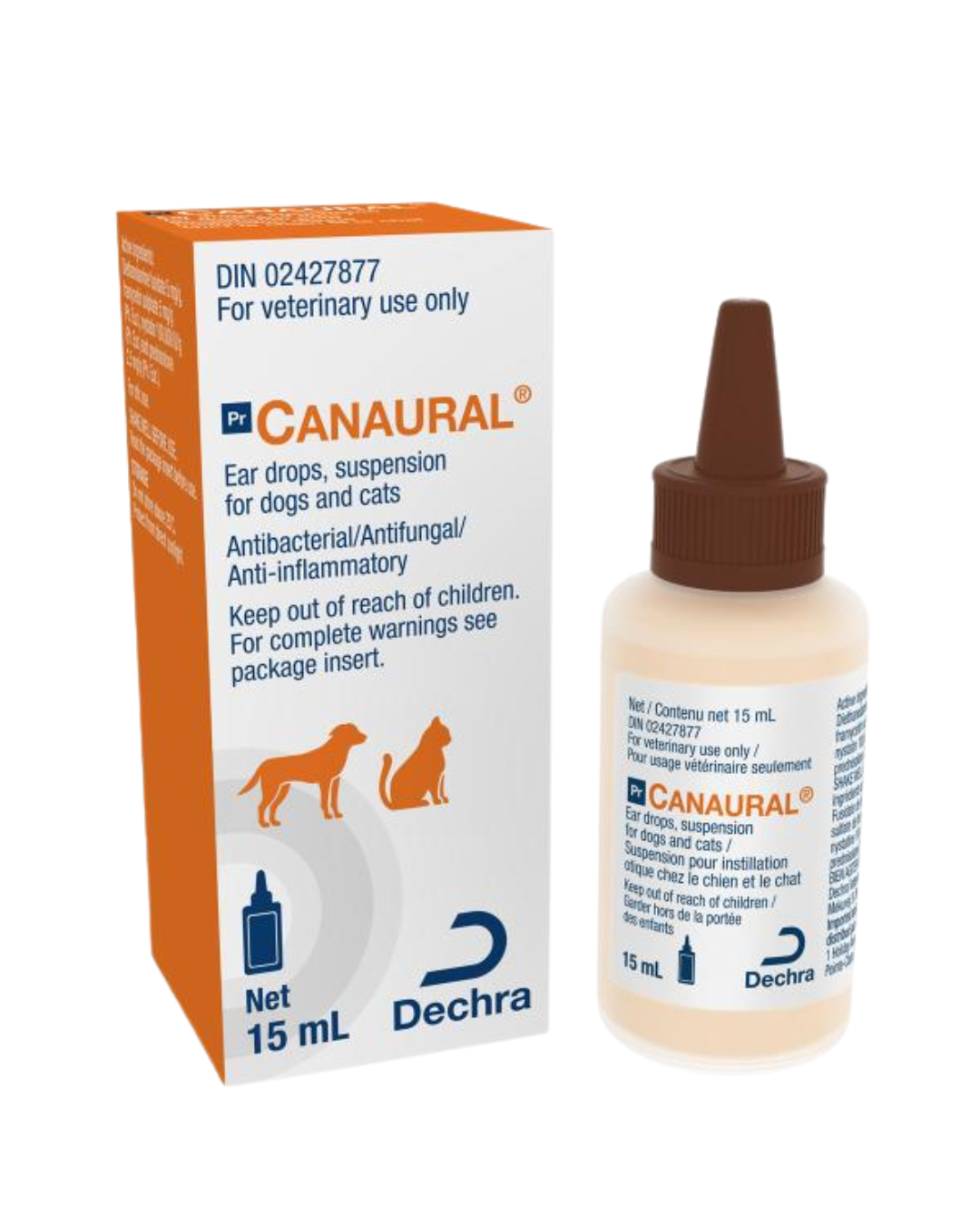 Dechra - Canaural Ear Drops for Dogs and Cats - 15ML - PetProject.HK