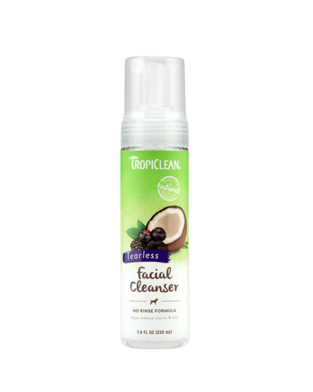 Tropiclean - Waterless Facial Cleanser For Pets - 220ML - PetProject.HK
