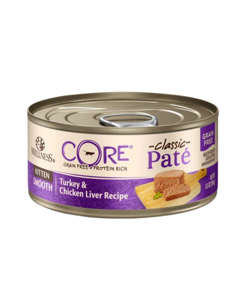 Wellness - CORE Pate Kitten - 無穀物貓罐頭 - 火雞和雞肝 - 5.5盎司