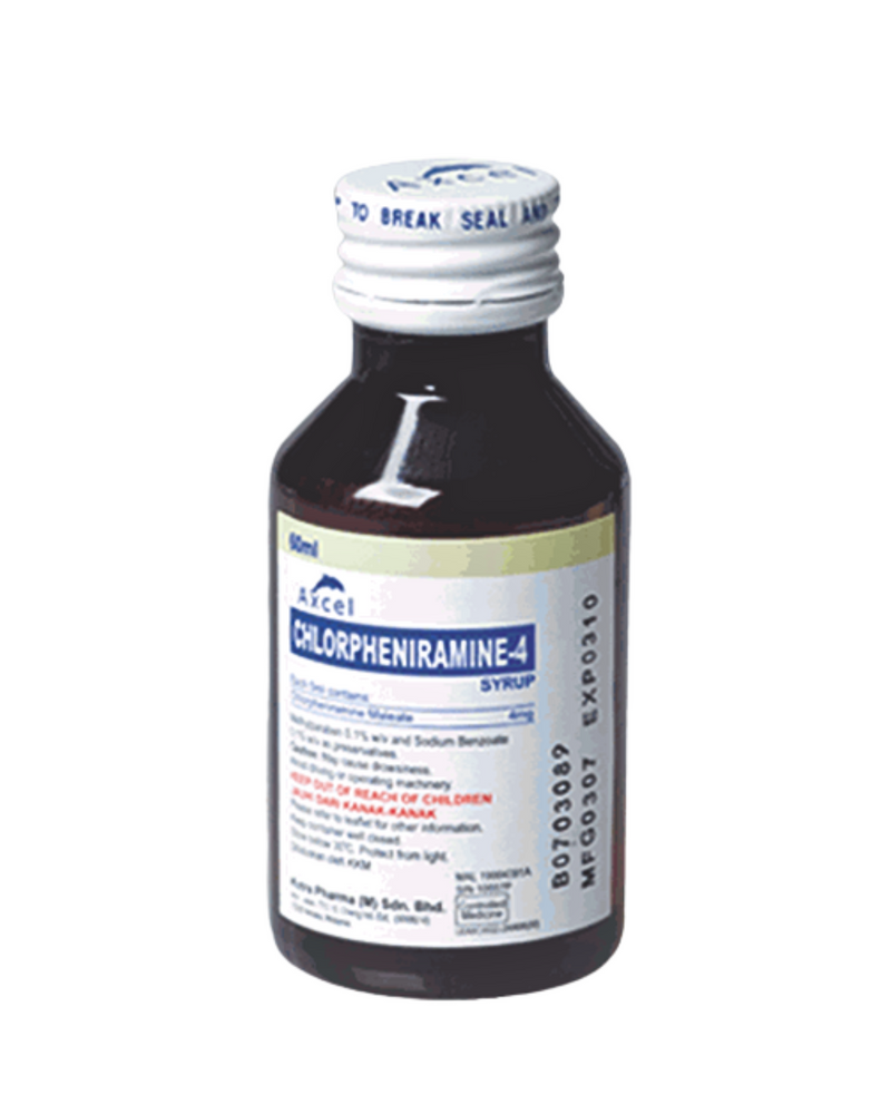 Chlorpheniramine Syrup 4mg - 5ML