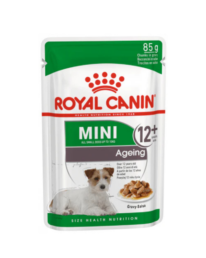 Royal Canin - Mini Wet Dog Food - Ageing 12+ (Gravy) - 85G (Min. 12 Pouches)
