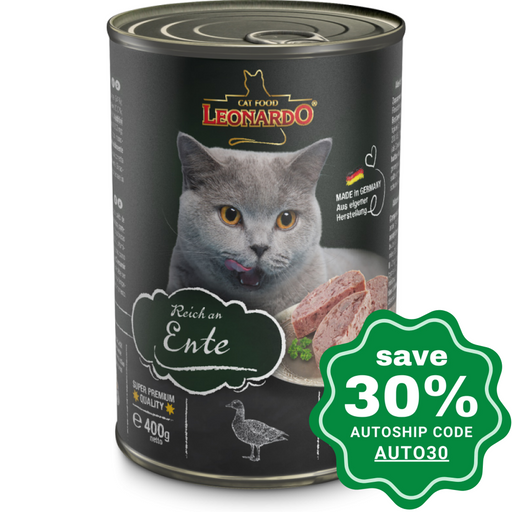 Leonardo - Natural Wet Cat Food Duck Recipe 400G Cats