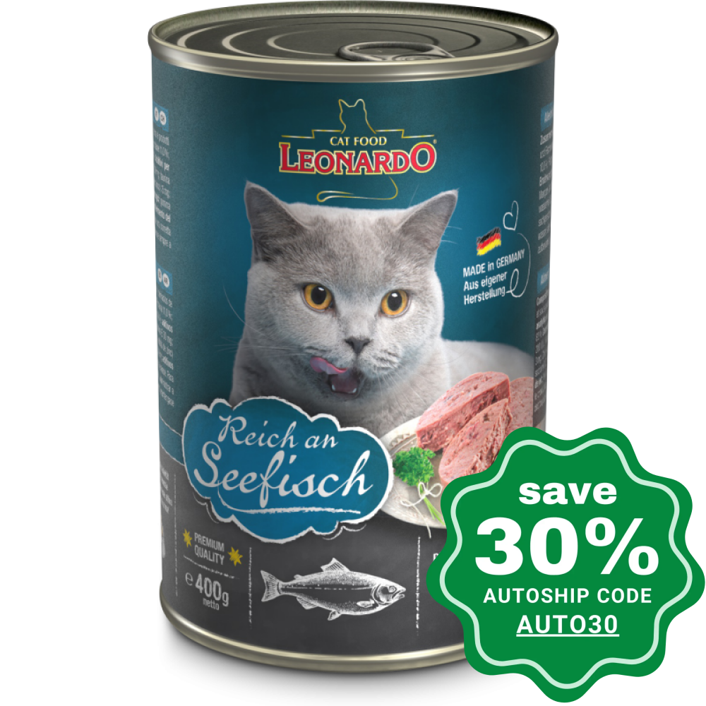 Leonardo - Natural Wet Cat Food Ocean Fish Recipe 400G Cats