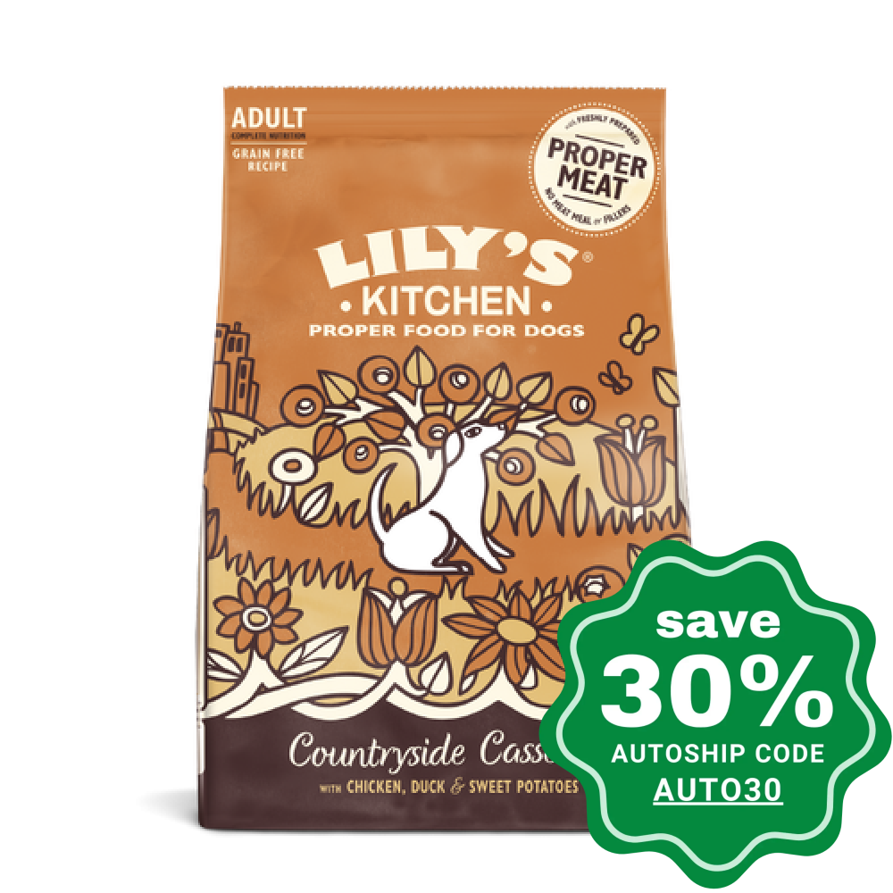 Lilys Kitchen - Dry Dog Food Chicken & Duck 2Kg (Min. 8 Packs) Dogs