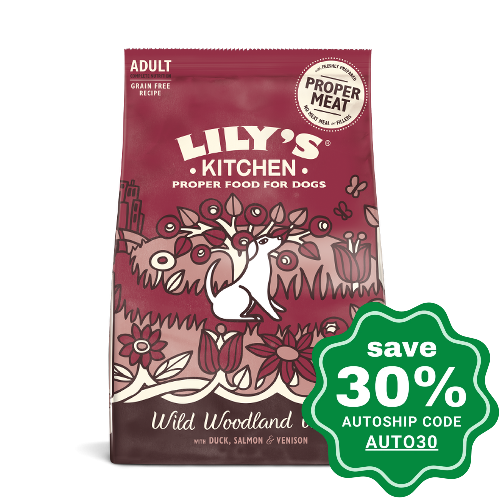 Lilys Kitchen - Dry Dog Food Duck Salmon & Venison 2Kg (Min. 8 Packs) Dogs