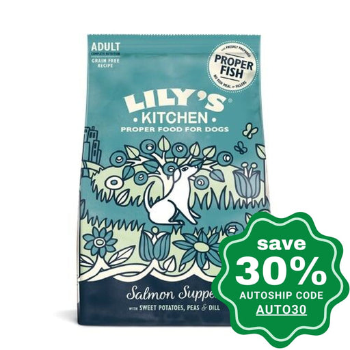 Lilys Kitchen - Dry Dog Food Salmon Supper 2Kg (Min. 9 Packs) Dogs