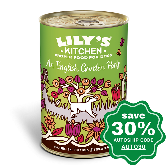 Lilys Kitchen - Wet Dog Food An English Garden Party 400G (Min. 48 Cans) Dogs