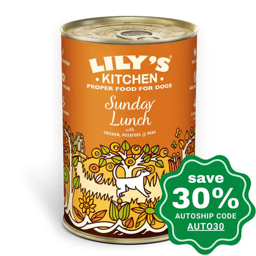 Lily’s Kitchen - Wet Dog Food Sunday Lunch 400G (Min. 54 Cans) Dogs