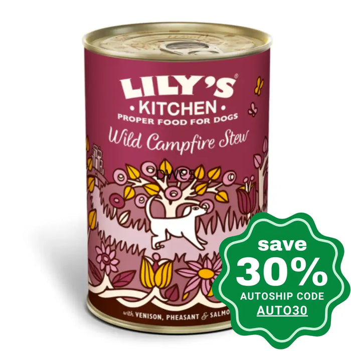 Lily’s Kitchen - Wet Dog Food Wild Campfire Stew 400G (Min. 54 Cans) Dogs