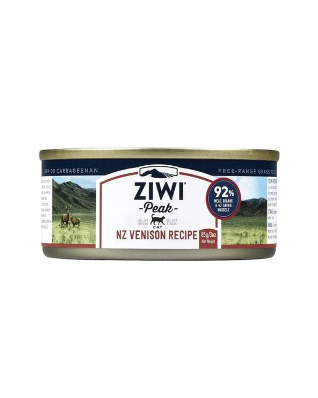 Ziwipeak - Moist VENISON Recipe Canned Cat Food - 85G (min. 24 cans) - PetProject.HK