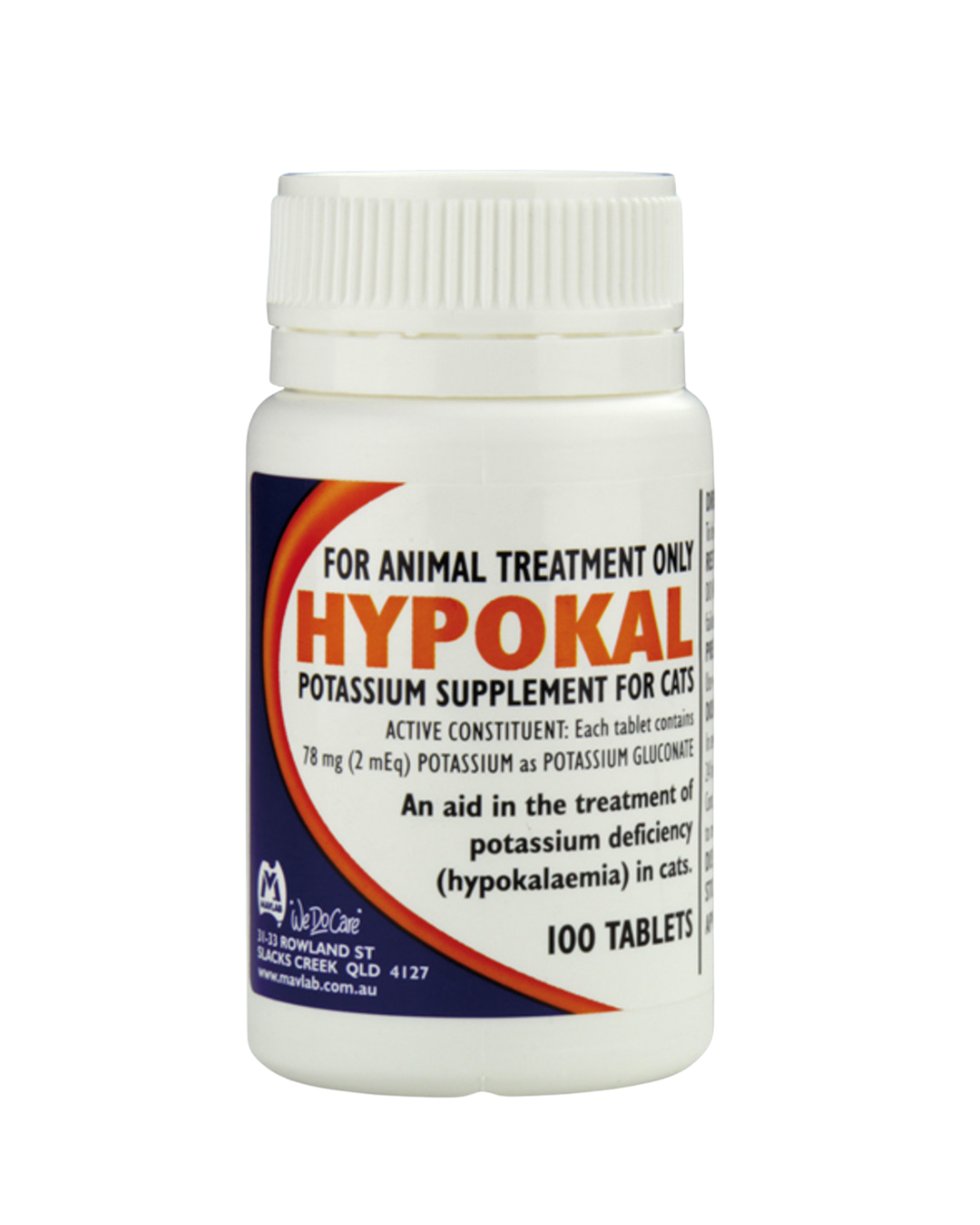 MAVLAB - Hypokal - Potassium Gluconate 78mg - 1TAB