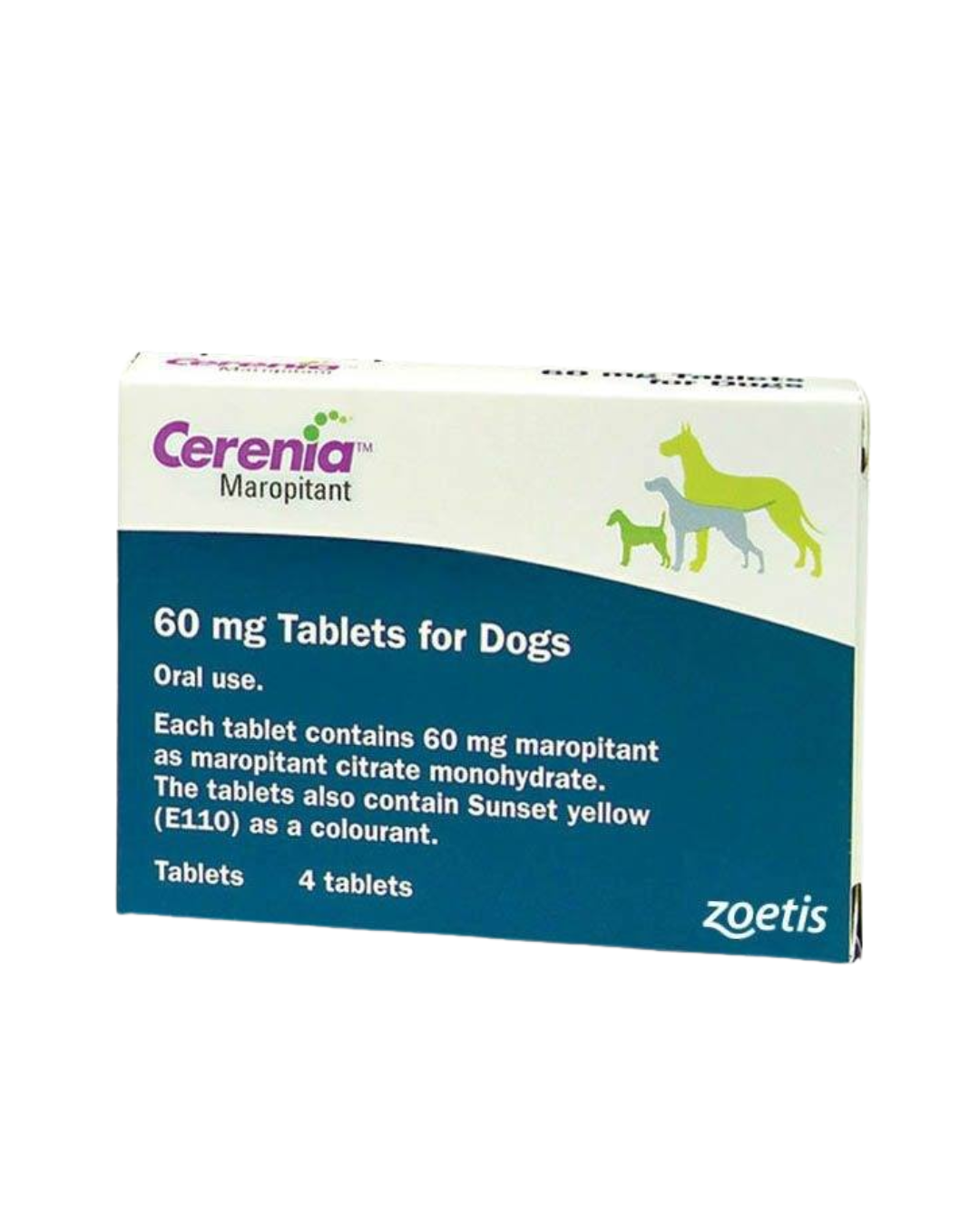 Zoetis Cerenia (Maropitant Citrate) 60mg 1TAB PetProject.HK