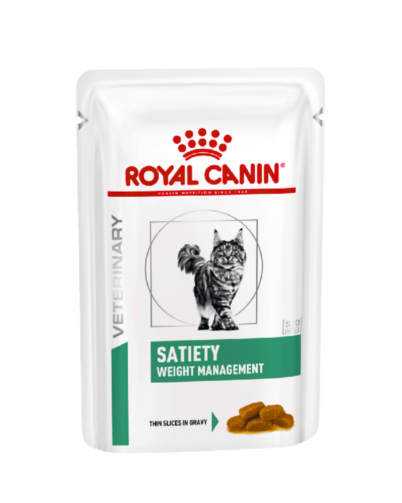 Royal Canin - Veterinary Diet Satiety Support Pouches for Cats - 85G (min. 12 Pouches)