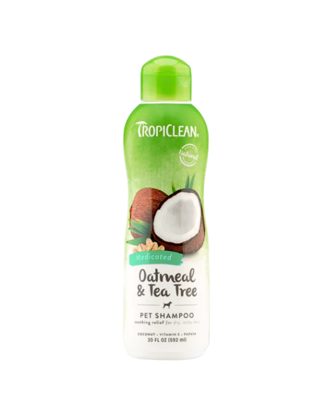 Tropiclean - Oatmeal & Tea Tree Pet Shampoo - 355ML - PetProject.HK