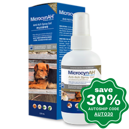 MicrocynAH - Anti-Itch Spray Gel - 4OZ - PetProject.HK