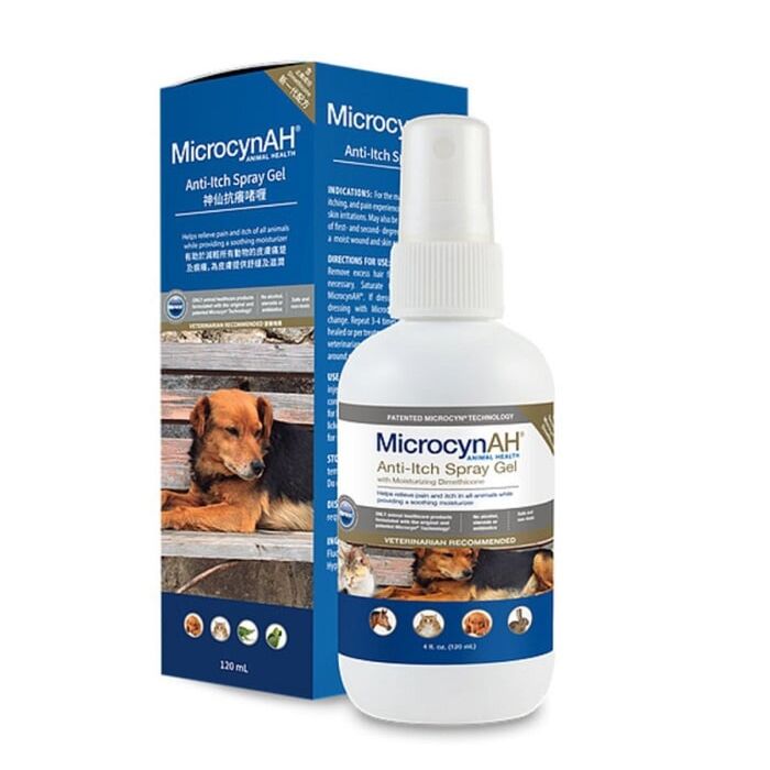 MicrocynAH - Anti-Itch Spray Gel - 4OZ