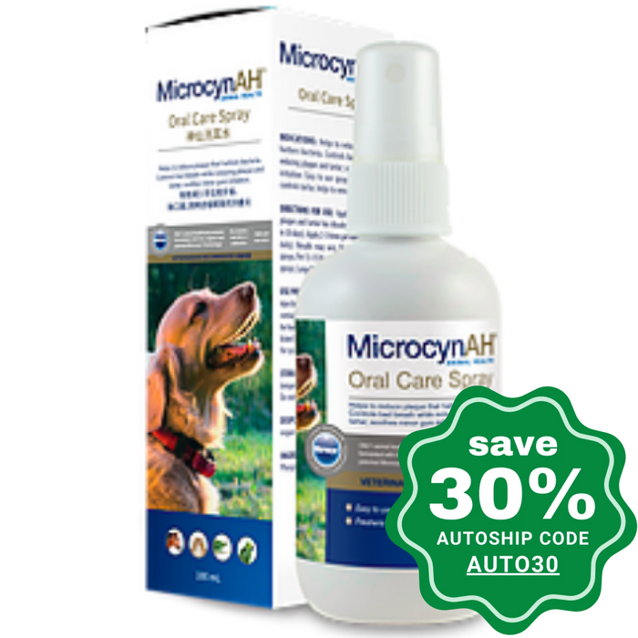 MicrocynAH - Oral Care Spray - 3OZ - PetProject.HK