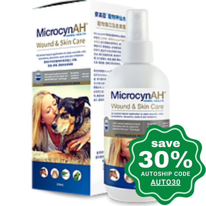 MicrocynAH - Wound & Skin Care Liquid - 8OZ - PetProject.HK