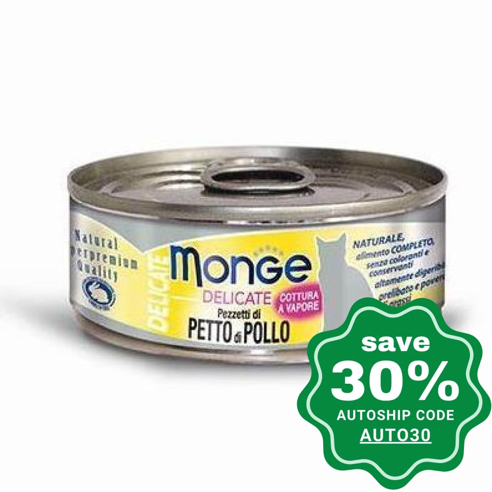 PetProject.HK Monge Delicate Chicken Canned Cat Food 80G