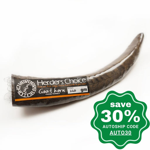 Mongolian Chews - Treat for Dogs - Herders Choice Chews - Dried Goat Horn Large Light - 200-249G - PetProject.HK