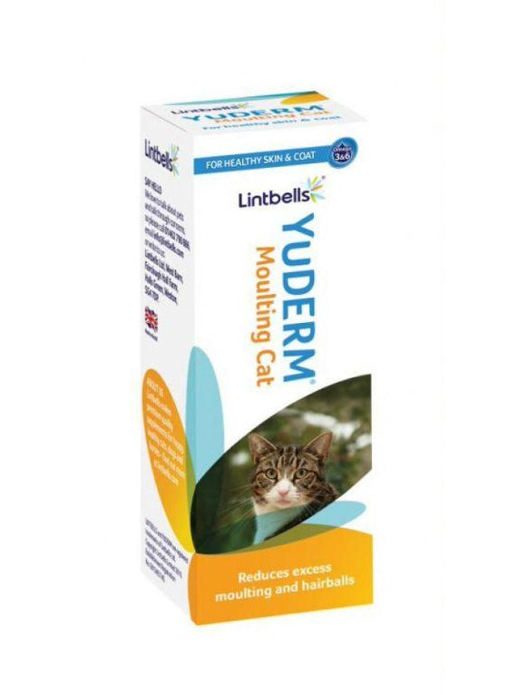 Lintbells - Yuderm Skin & Coat Health Moulting Essential Omega Oils Supplement For Cats 50Ml