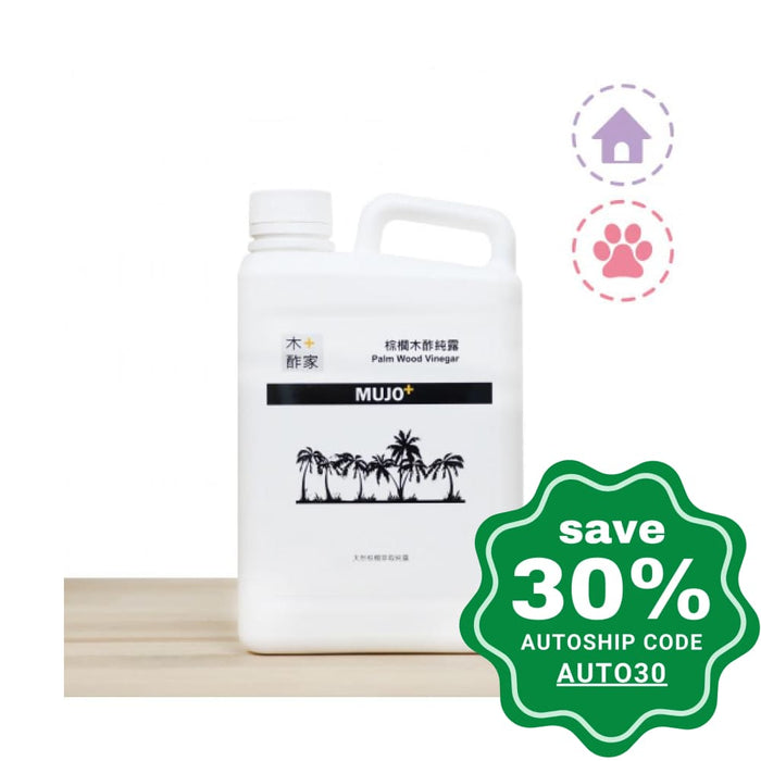 Mujo+ - All Purpose Cleaner - Wood Vinegar Pure Dew - 1000ML - PetProject.HK