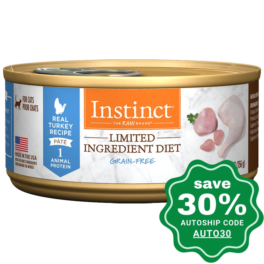 Nature's Variety Instinct - Cat Canned Food - Limited Ingredient - Turkey - 5.5OZ (12 cans) - PetProject.HK