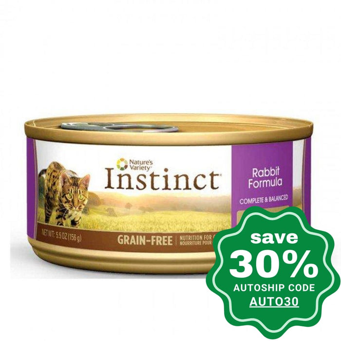 Nature's Variety Instinct - Cat Canned Food - Original Rabbit - 5.5OZ (12 cans) - PetProject.HK