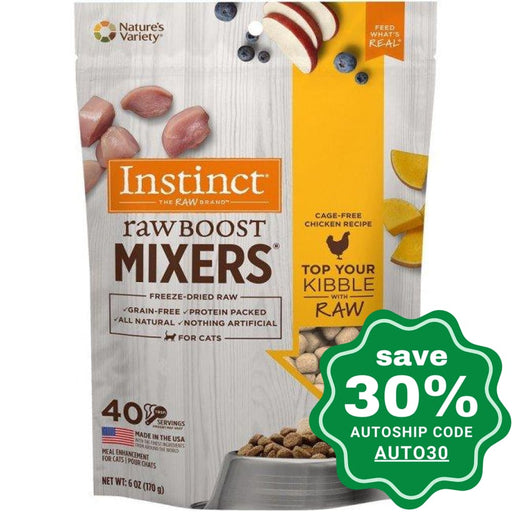 Nature's Variety Instinct - Cat Dry Food - Raw Boost Mixer - Chicken - 6OZ - PetProject.HK