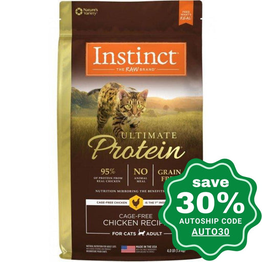 Nature's Variety Instinct - Cat Dry Food - Ultimate Protein Cage-Free Chicken - 10LB - PetProject.HK