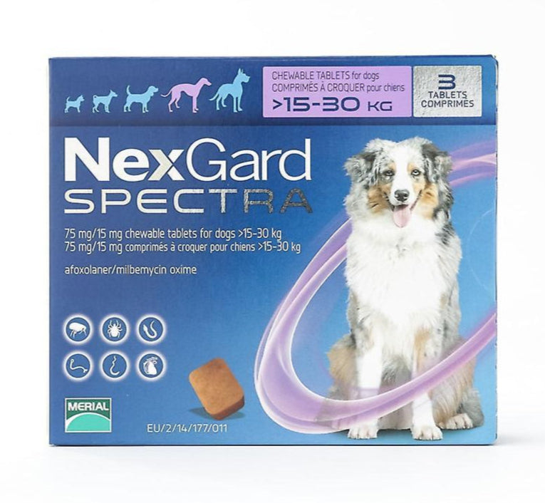 Nexgard - Spectra For Large Dogs 15-30Kg (Purple)