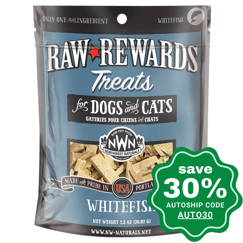 Northwest Naturals - Freeze-Dried Cat & Dog Treats - Whitefish - 70G - PetProject.HK