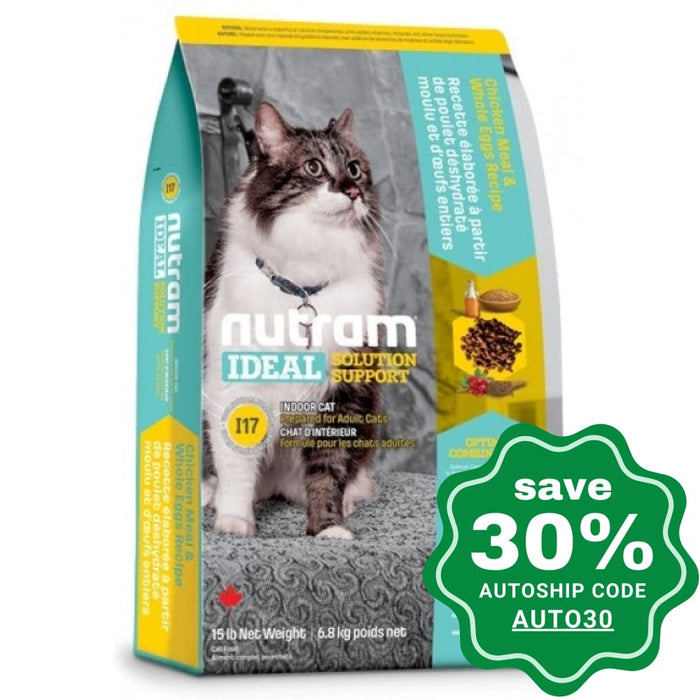 Nutram - I17 Ideal Solution Support - Indoor Shedding Cat Food - 6.8KG - PetProject.HK