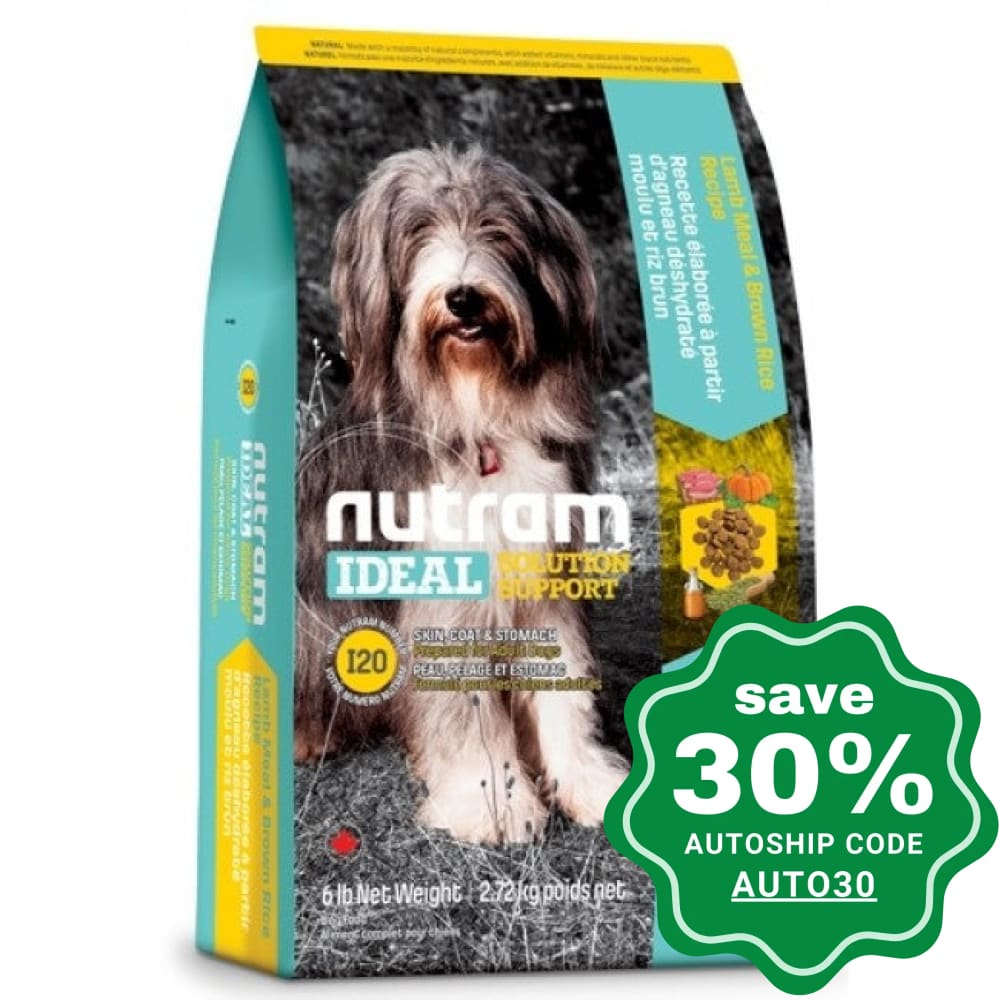 Nutram - I20 Ideal Solution Support - Sensitive Dog Food - 13.6KG - PetProject.HK