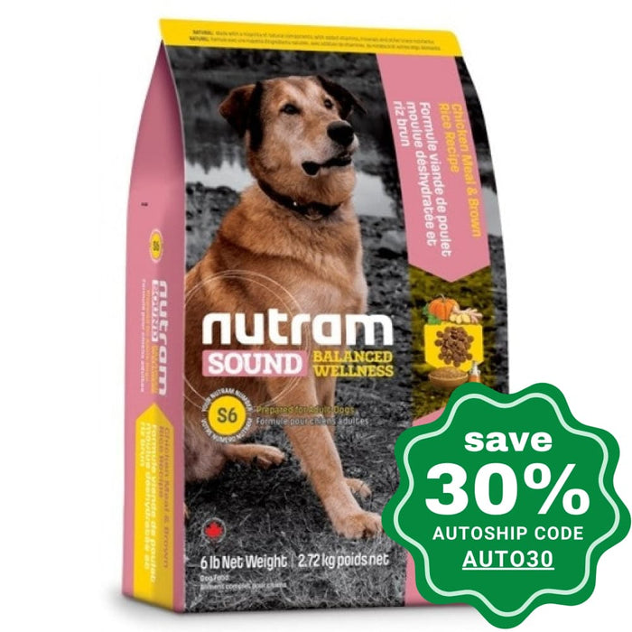 Nutram - S6 Nutram Sound Balanced Wellness - Adult - 13.6KG - PetProject.HK