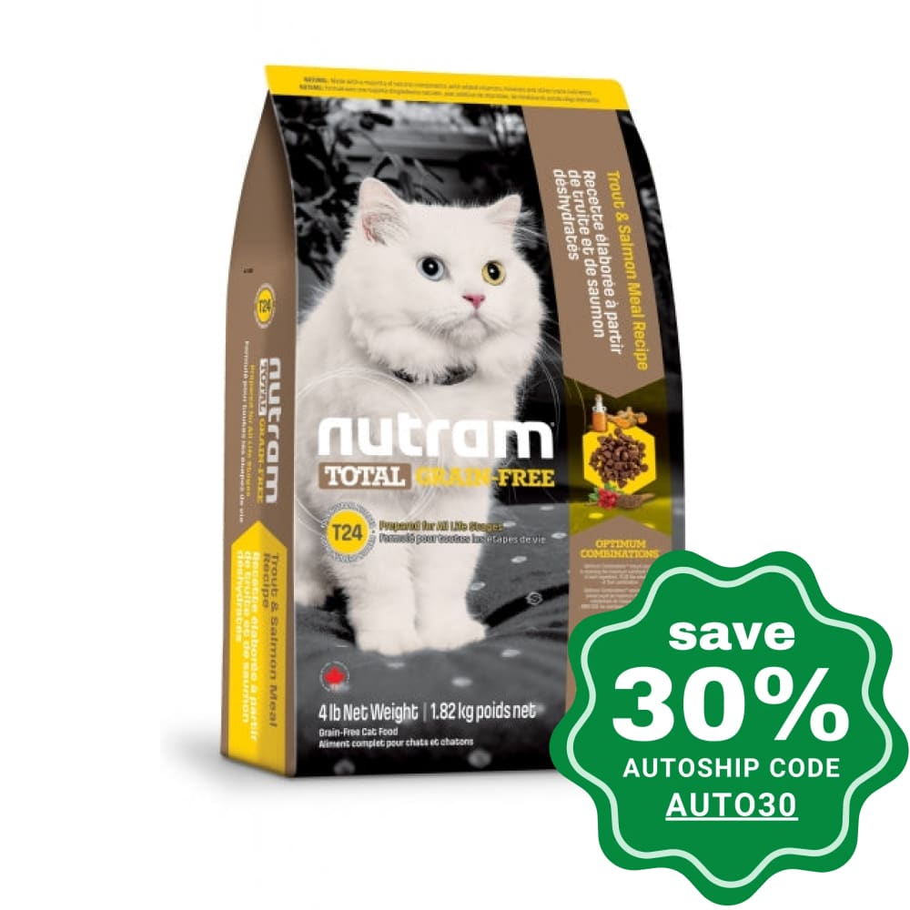 Nutram - T24 Total Grain Free Cat Food - Salmon & Trout Recipe - 6.8KG - PetProject.HK